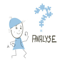 Analyse Fragezeichen Skizze Grafik Abbildung Frage Zeichen 