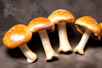 Mushrooms made with Generative AI