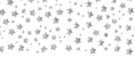 XMAS Holiday golden decoration, glitter frame isolated -