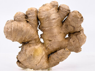 ginger root isolated on white background