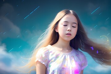Surreal Girl made with Generative AI
