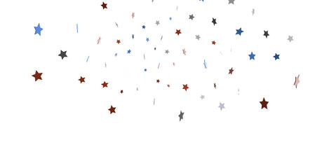 Stars - stars confetti on american independence day party