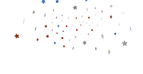 Obraz premium Stars - stars confetti on american independence day party