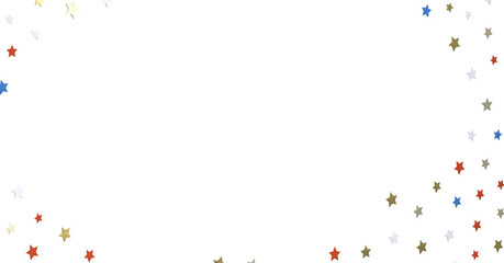 Stars - stars confetti on american independence day party