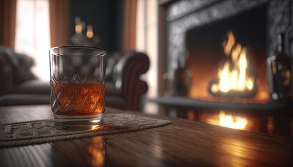 Whiskey Glass Generative AI