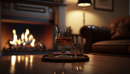 Whiskey Glass Generative AI