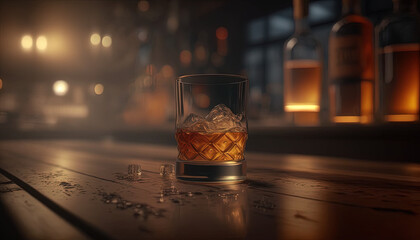 Whiskey Glass Generative AI