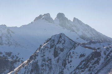 Paisaje invernal, puerto de pajares.3