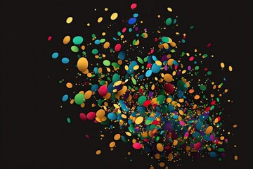 Abstract colorful sparkles background