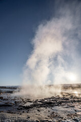 Geysir Iceland geyser eruption