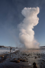 Geysir Iceland geyser eruption