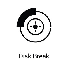 Dish break icons design stock illustration.