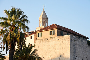 Split, Croatia. Elements of the ancient architecture of the city. 