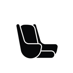 black and white icon table chair