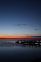 amanecer en las marismas 