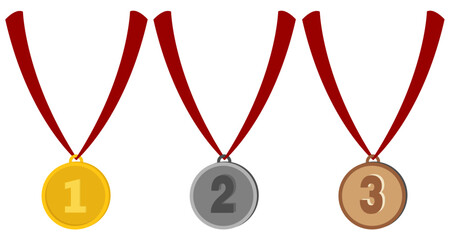 competition medals clipart
