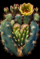 Generative AI render of a cactus