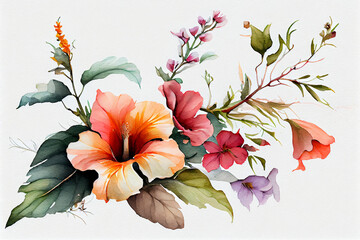 hibiscus flower background