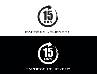 Express delivery in 15 hours. Fast delivery, express and urgent shipping