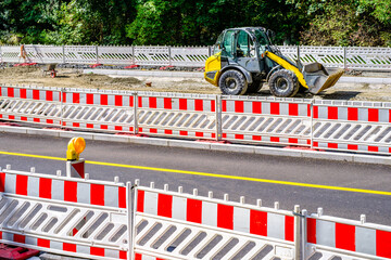 modern construction barrier in germany