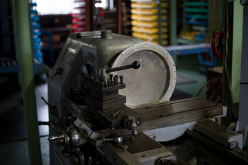 Where parts are being processed