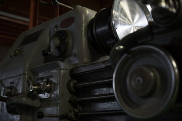 Where parts are being processed