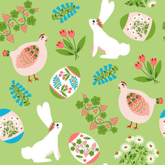 seamless pattern holiday easter 