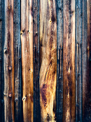 Aged wooden wall texture, vintage architecturel. Vertical background