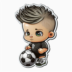 boy with soccer ball