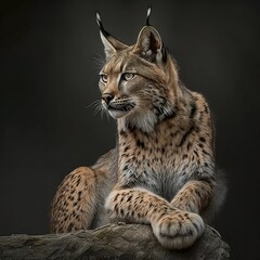 Obraz na płótnie Canvas Iberian Lynx
