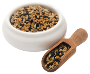 Mixed spices named as pach foron masala