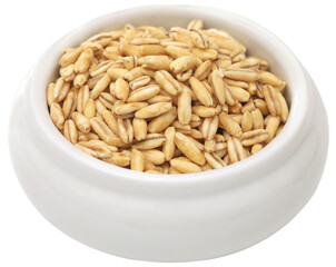 Whole oats closeup