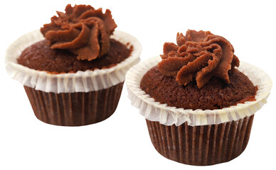 Freshly prepared homemade muffin