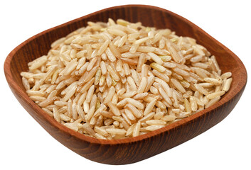 Uncooked brown rice