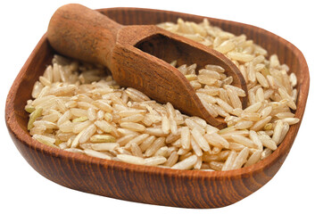 Uncooked brown rice