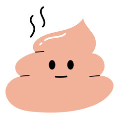 dirt feces illustration