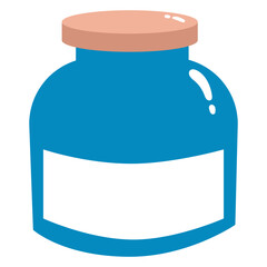 illustration of jar