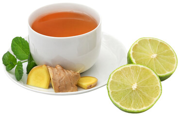 Herbal tea toast as breakfast