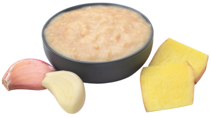 Ginger and garlic with paste