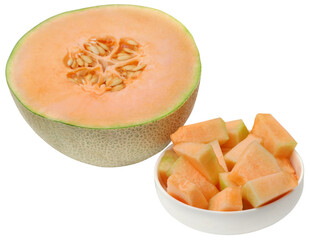 Cantaloupe or rockmelon