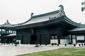 Japanese temple in Kyoto country
