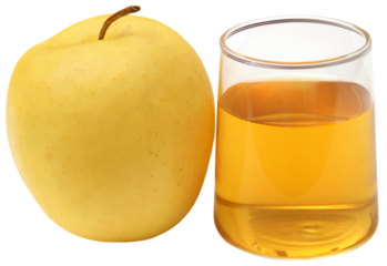 Apple cider vinegar with fresh fruit