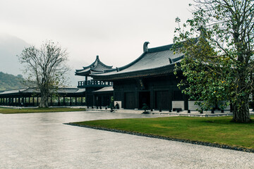 Naklejka premium japanese garden gate