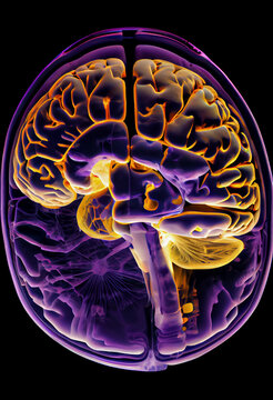 Magnetic resonance imaging of the brain. Generative AI.4