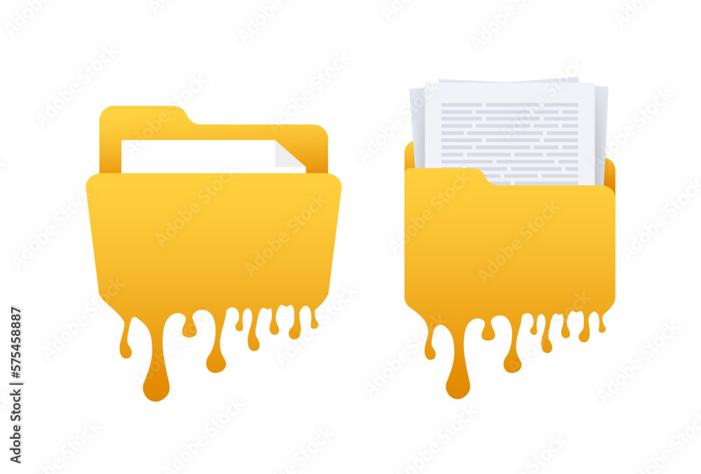 Aufkleber data leaks, cloud hacking. data hack problem. vector stock illustration.