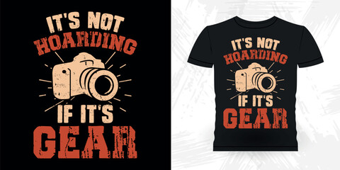 Funny Cameraman Photographer Photography Retro Vintage T-Shirt Design