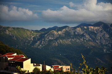 Montenegro with beautiful mountain landscape