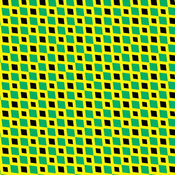 Abstract pattern of Jamaica flag