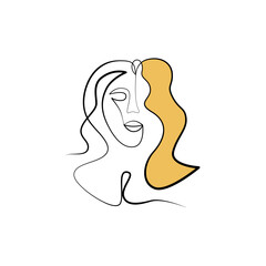 One Line Art - The Woman 1