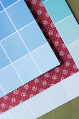 decorative scrapbook paper with grids